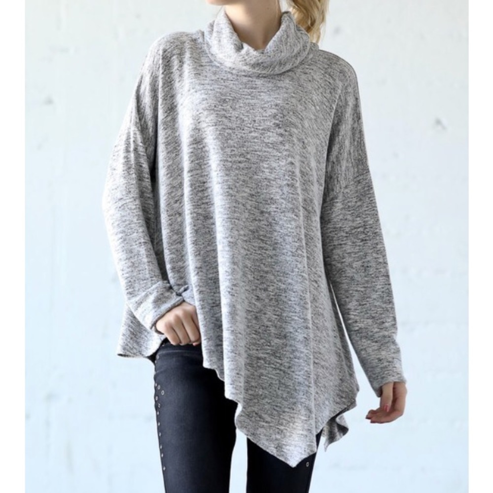 SOLD OUT!!! Long Sleeve Cowl Neck Sweater